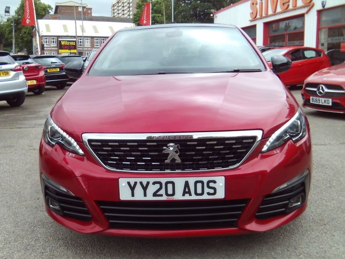 Peugeot 308 1.5 BlueHDi 130 GT Line 5dr-Pan Roof Hatchback Diesel Red