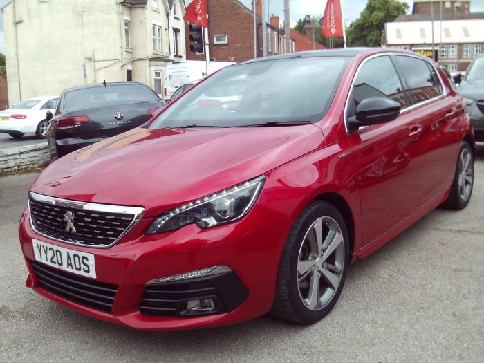 Peugeot 308 1.5 BlueHDi 130 GT Line 5dr-Pan Roof Hatchback Diesel Red