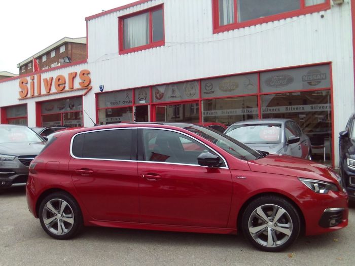 Peugeot 308 1.5 BlueHDi 130 GT Line 5dr-Pan Roof Hatchback Diesel Red