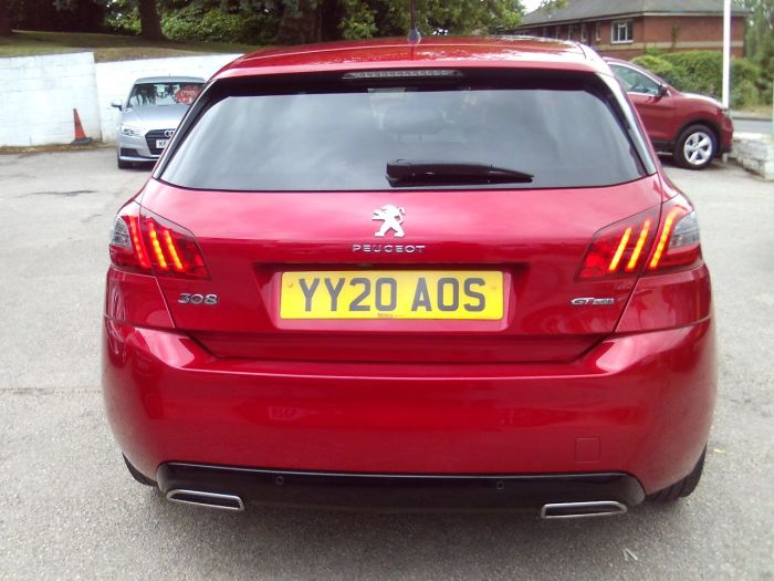 Peugeot 308 1.5 BlueHDi 130 GT Line 5dr-Pan Roof Hatchback Diesel Red