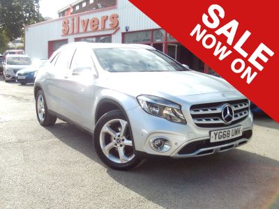 Mercedes-Benz GLA 1.6 GLA 200 Sport Executive 5dr-Nav Estate Petrol SilverMercedes-Benz GLA 1.6 GLA 200 Sport Executive 5dr-Nav Estate Petrol Silver at Silvers Pontefract