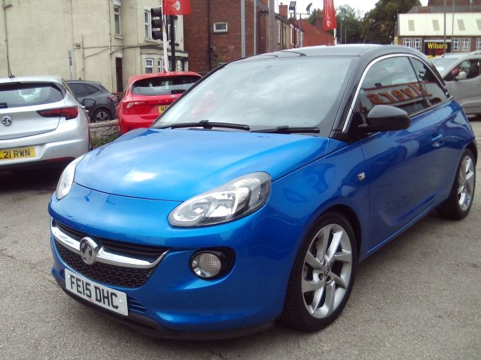 Vauxhall Adam 1.0T ecoFLEX Slam 3dr [Start Stop] Hatchback Petrol Blue