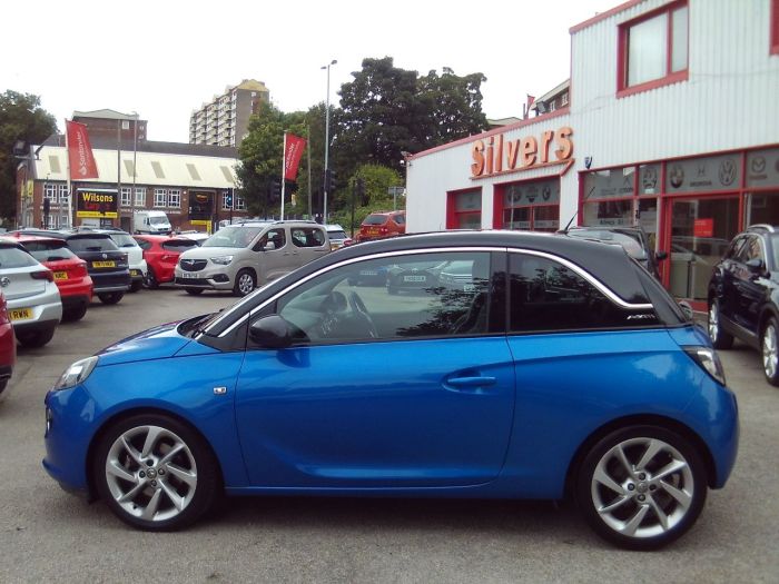 Vauxhall Adam 1.0T ecoFLEX Slam 3dr [Start Stop] Hatchback Petrol Blue