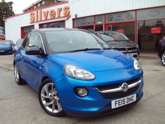 Vauxhall Adam 1.0T ecoFLEX Slam 3dr [Start Stop] Hatchback Petrol Blue