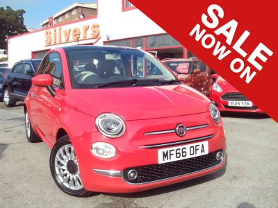 Fiat 500 1.2 Lounge 3dr Hatchback Petrol PinkFiat 500 1.2 Lounge 3dr Hatchback Petrol Pink at Silvers Pontefract