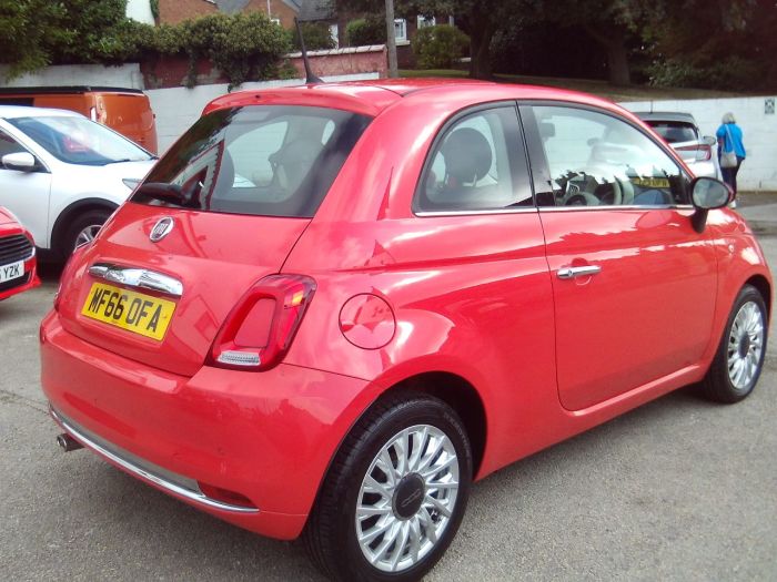 Fiat 500 1.2 Lounge 3dr Hatchback Petrol Pink