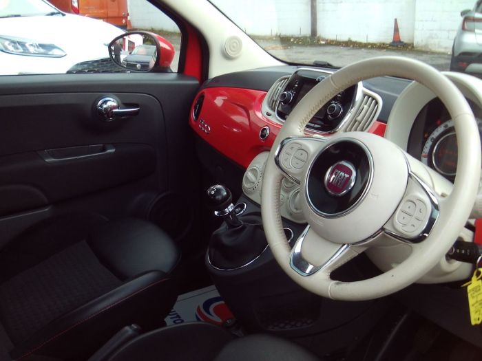 Fiat 500 1.2 Lounge 3dr Hatchback Petrol Pink