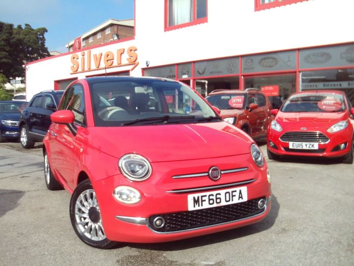 Fiat 500 1.2 Lounge 3dr Hatchback Petrol Pink