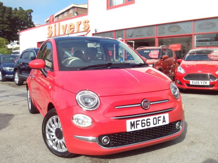 Fiat 500 1.2 Lounge 3dr Hatchback Petrol Pink