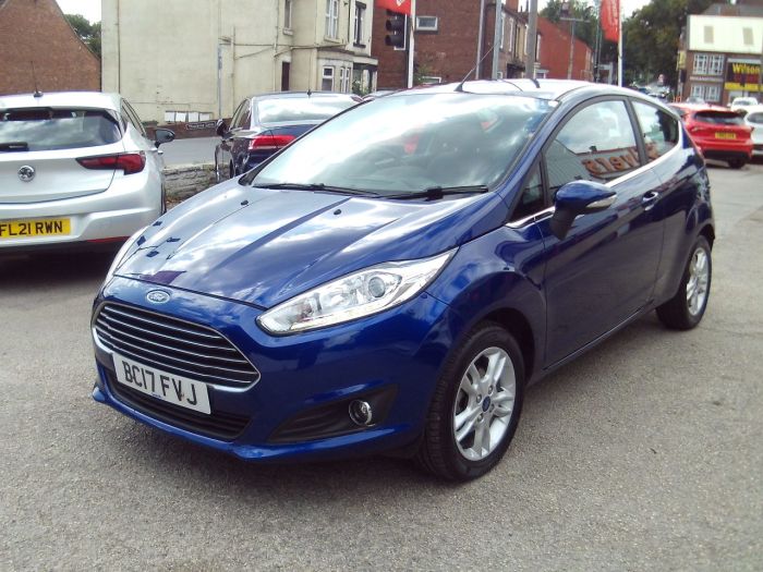 Ford Fiesta 1.0 EcoBoost Zetec 3dr-Nav Hatchback Petrol Blue