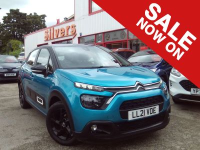 Citroen C3 1.2 PureTech Shine 5dr Hatchback Petrol BlueCitroen C3 1.2 PureTech Shine 5dr Hatchback Petrol Blue at Silvers Pontefract