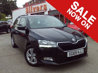 Skoda Fabia 1.0 TSI SE 5dr Estate Petrol BlackSkoda Fabia 1.0 TSI SE 5dr Estate Petrol Black at Silvers Pontefract